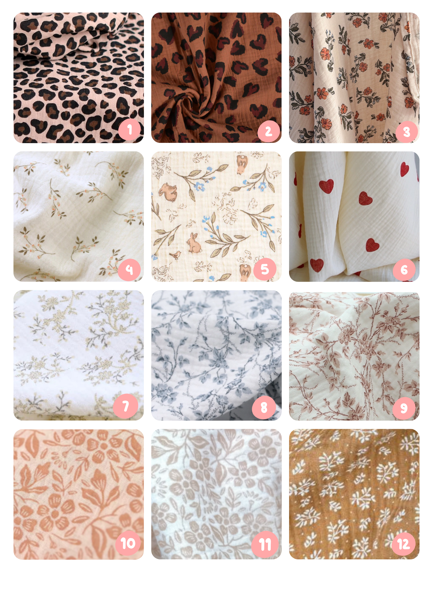 Couverture bébé personnalisée en gaze de coton – Image 2