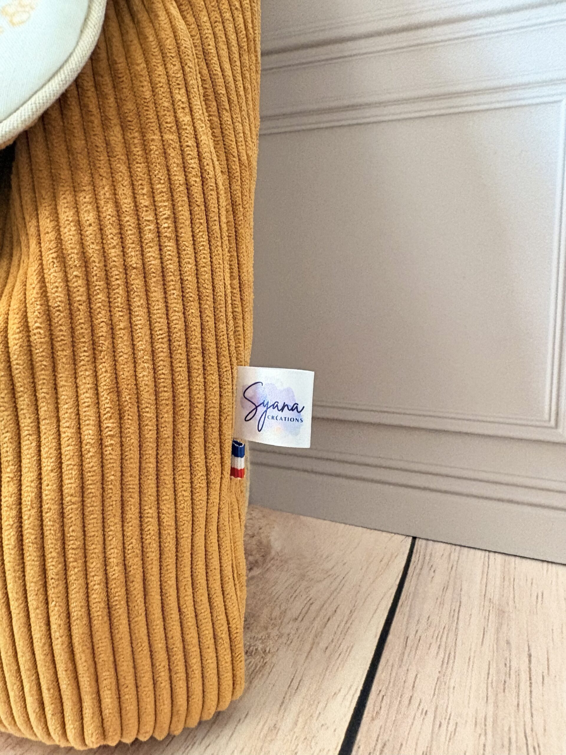 Sac à dos Enfant Little Girl 🐰🌸 Personnalisé en Velours côtelé – Image 4