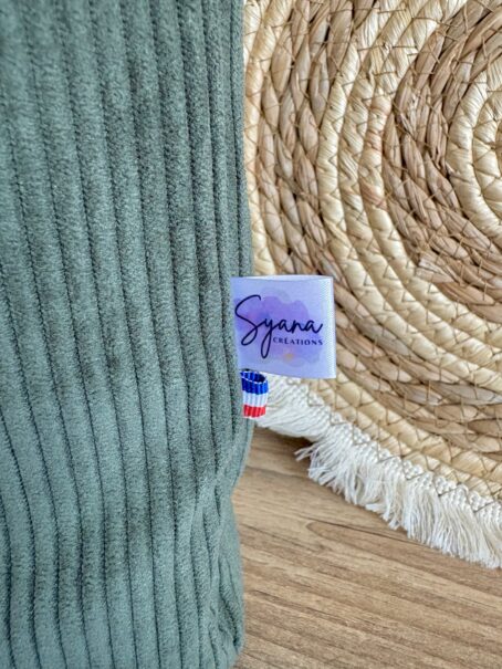 Sac à dos Enfant Savane Africaine 🦁🌾 Personnalisé en Velours côtelé – Image 8