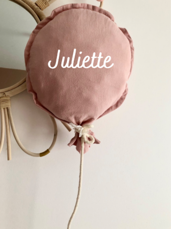 Ballon mural personnalisé – Rose