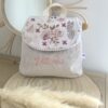 Sac à dos Enfant Fleurs Sauvages 🌸🌺 Personnalisé en Velours côtelé – Image 7