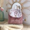 Sac à dos Enfant Fleurs Sauvages 🌸🌺 Personnalisé en Velours côtelé