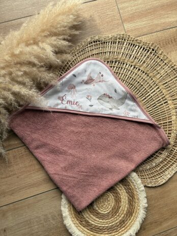 Cape de Bain Personnalisée Bébé | Sous l’Océan