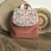 Sac à dos Enfant Petites fleurs 💐 Personnalisé en Velours côtelé – Image 6