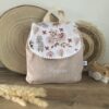 Sac à dos Enfant Fleurs Sauvages 🌸🌺 Personnalisé en Velours côtelé – Image 9