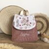 Sac à dos Enfant Fleurs Sauvages 🌸🌺 Personnalisé en Velours côtelé – Image 5