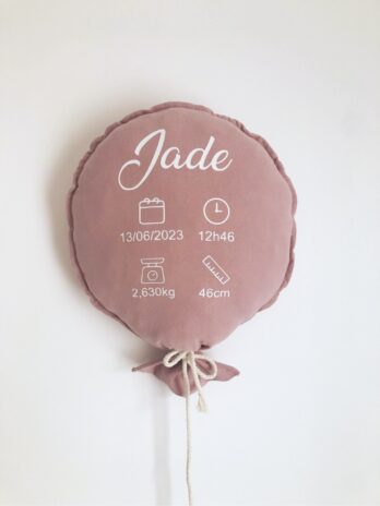 Ballon de naissance personnalisé