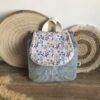Sac à dos Enfant Petites fleurs 💐 Personnalisé en Velours côtelé – Image 7