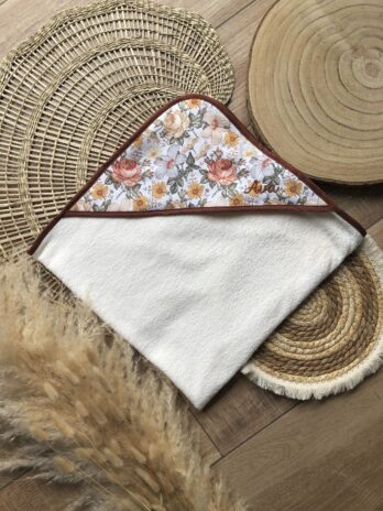 Cape de Bain Personnalisée Bébé | Ava