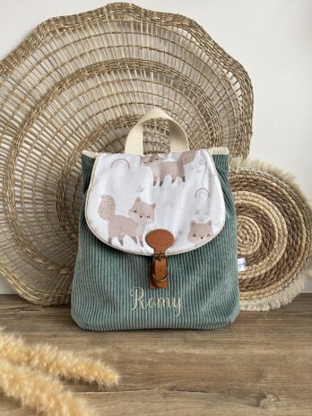 Sac à dos personnalisé – Vintage motif Hello Spring