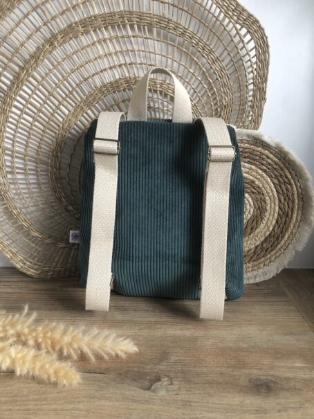 Sac à dos en velours côtelé - Couleur au choix – Image 8