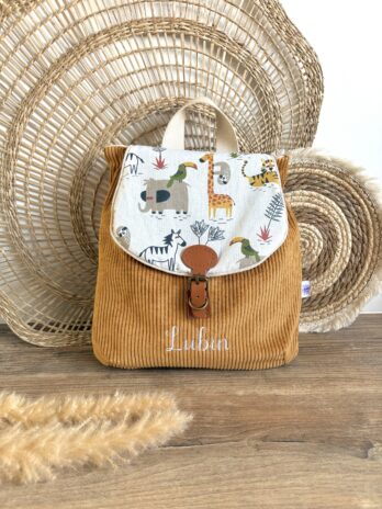 Copie Sac à dos personnalisé Vintage – Safari