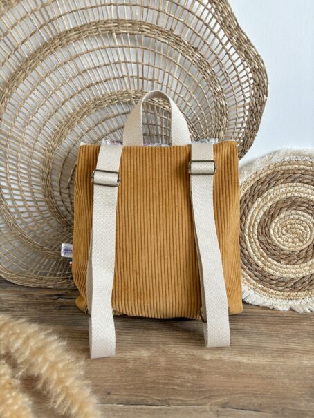 Sac à dos personnalisé Vintage - Fleurs vintages – Image 4