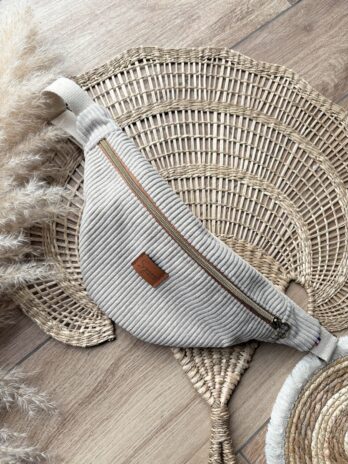 Sac Banane Velours Côtelé Taupe – Homme