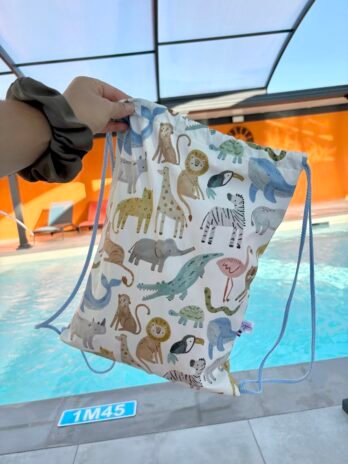 Sac de Piscine Imperméable à Cordons – Porté Dos ou Main